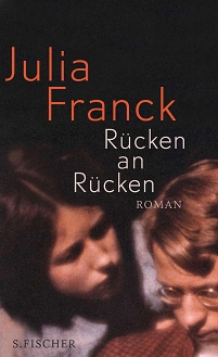 Buchcover "Rücken an Rücken" von Julia Franck zeigt ein Geschwisterpaar